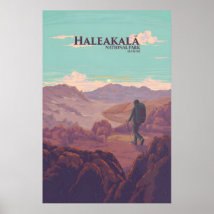 HaleakalÄ National Park Travel Poster