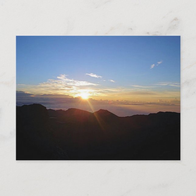 Haleakala Sunrise Postcard (Front)
