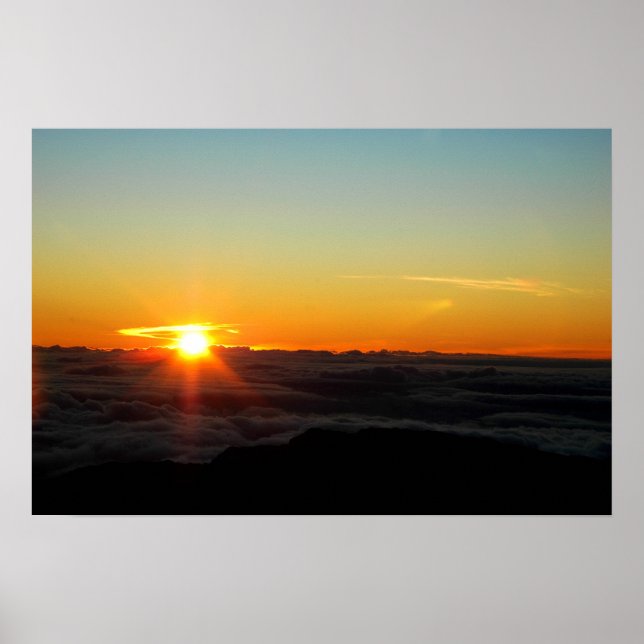 Haleakala Sunrise Poster (Front)