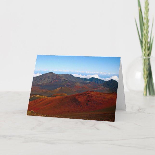 Haleakala Volcano, Maui Card (Front)
