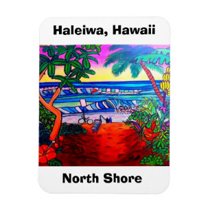 Haleiwa Hawaii Oahu Aloha Magnet