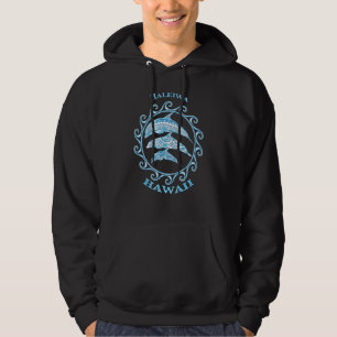 Haleiwa Hawaii Tribal Dolphins Ocean Animals Hoodie
