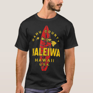 Haleiwa North Shore Oahu Hawaii Surfing T-Shirt