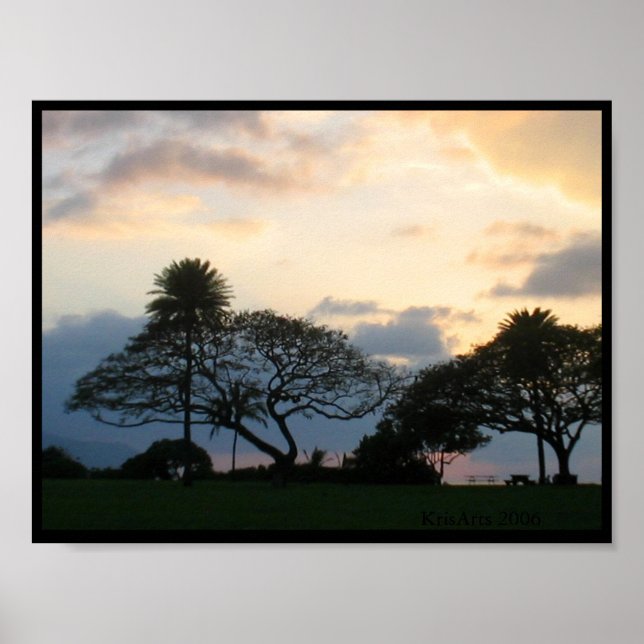 Haleiwa Sunset Poster (Front)