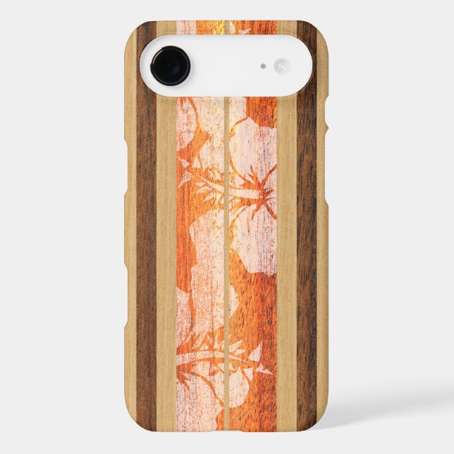 Haleiwa Surfboard Hawaiian iPhone 4 Cases (Back)