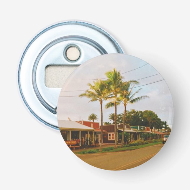 Haleiwa Surfer Town  Bottle Opener (Front)