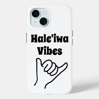 Hale'iwa Vibes Shaka iPhone 15 Case