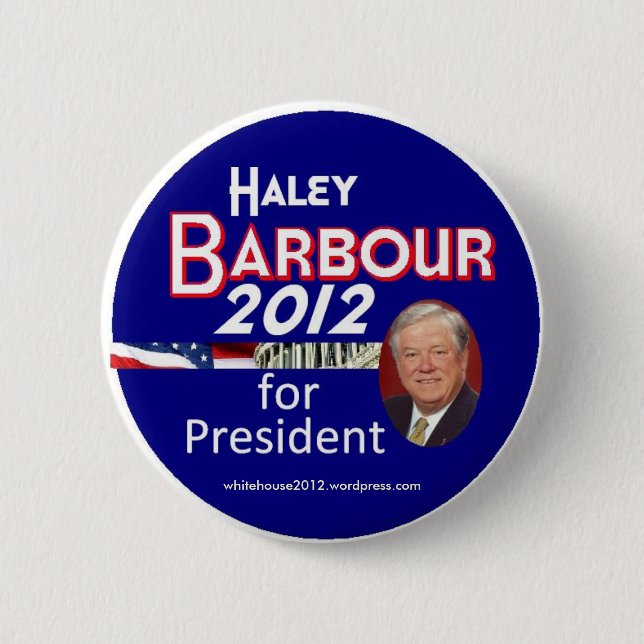 Haley Barbour 2012 6 Cm Round Badge (Front)