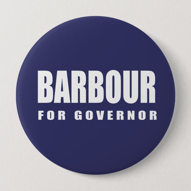 HALEY BARBOUR Election Gear 10 Cm Round Badge (Front)