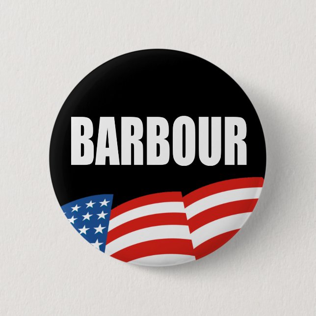 HALEY BARBOUR Election Gear 6 Cm Round Badge (Front)