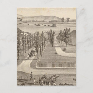 Haley res, farm postcard