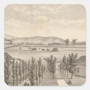 Haley res, farm square sticker