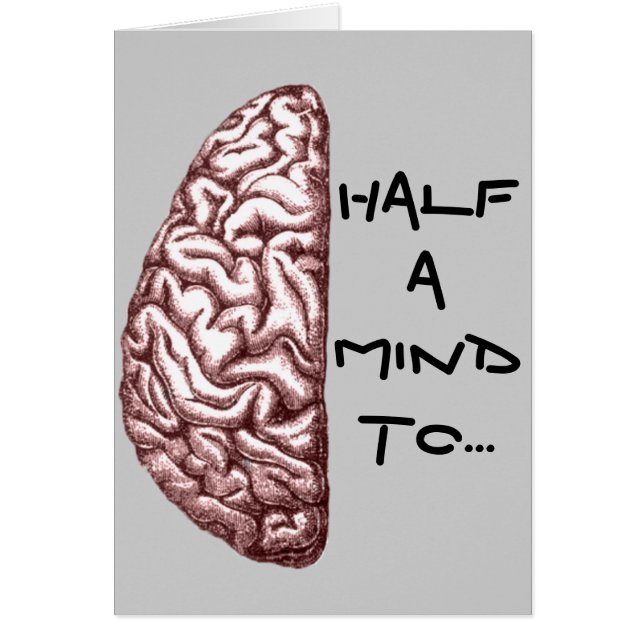Half a Mind Card (Front)