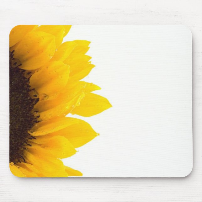 Half a Sunflower Mouse Mat (Front)
