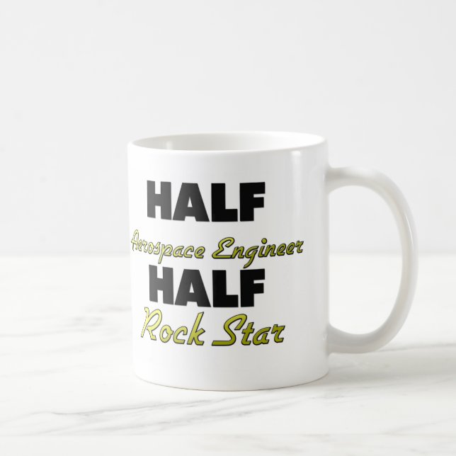 Half Aerospace Engineer Half Rock Star Coffee Mug (Right)