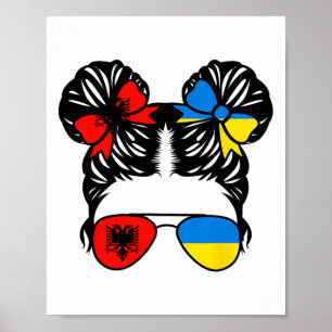 Half Alnian Half Ukrainian Girl Alnia Kids Heritag Poster