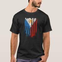 Half American Half Filipino Philippines Flag