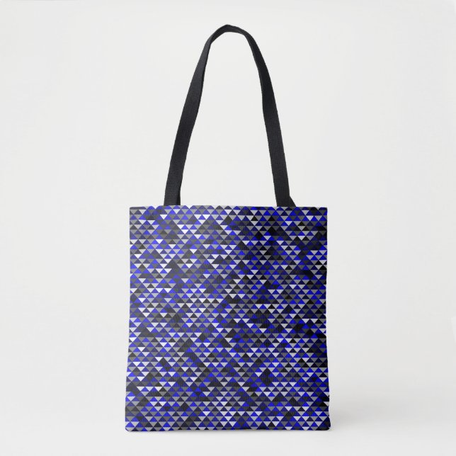 Half and Half Diamonds Medium Tote Bag (Front)