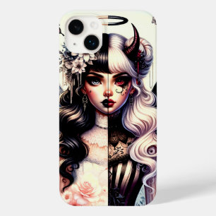 Half Angel Devil Dark Beauty Broken Wing Fairy  Case-Mate iPhone 14 Plus Case