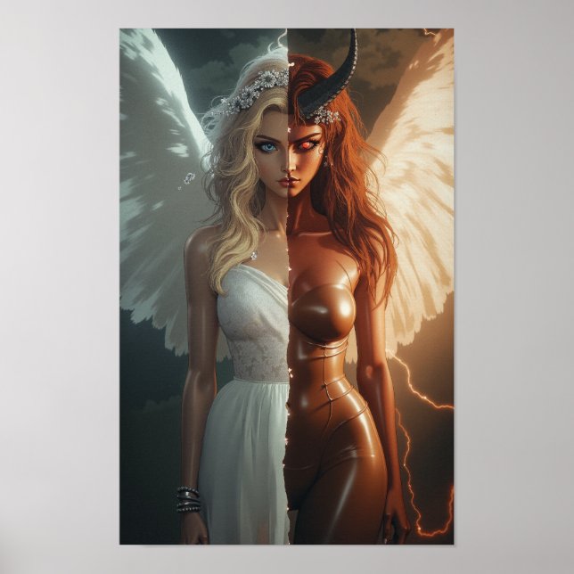 Half Angel Half Demon Poster (Front)