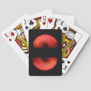 Half Apple Portrait Art Photograph - So Cool Playing Cards
