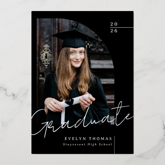 Half arch elegant modern graduation (Front)