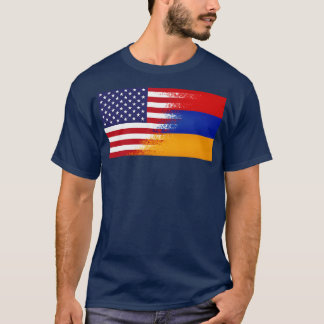 Half Armenian Half American Funny gift T-Shirt