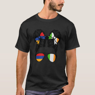 Half Armenian Half Irish Girl Armenia Kids Heritag T-Shirt