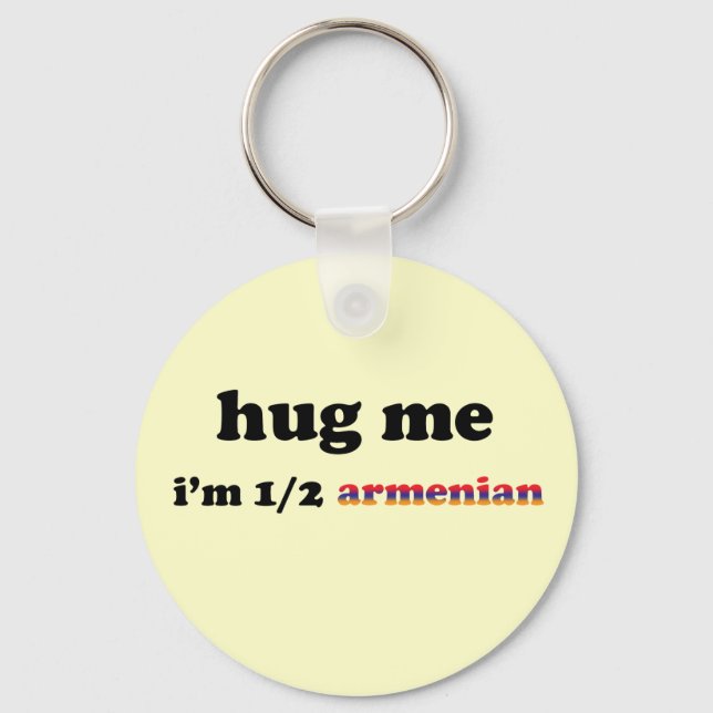 Half Armenian Key Ring (Front)