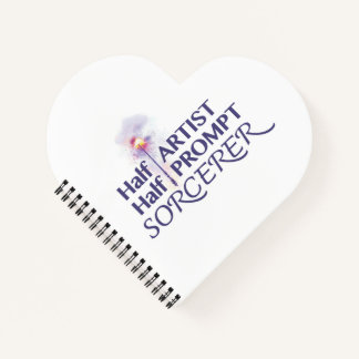 Half Artist Half Prompt Sorcerer Notebook