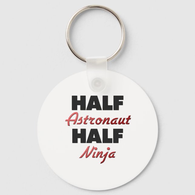 Half Astronaut Half Ninja Key Ring (Front)