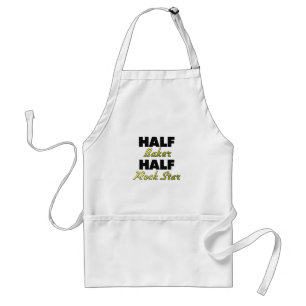 Half Baker Half Rock Star Standard Apron