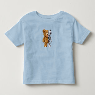 Half Bear Half Robot Toddler T-Shirt