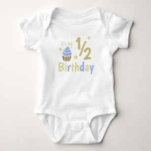 Half Birthday Baby Bodysuit