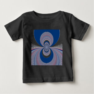 Half Blue Baby T-Shirt
