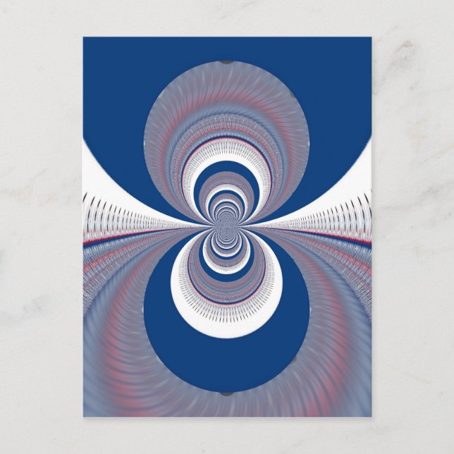 Half Blue Postcard (Front)