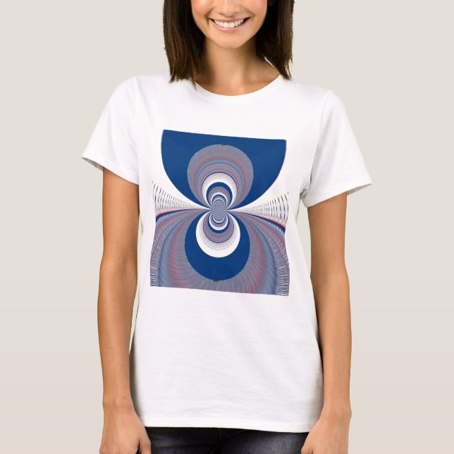 Half Blue T-Shirt (Front)