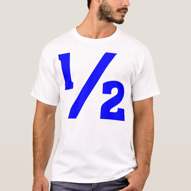 Half - Blue T-Shirt (Front)
