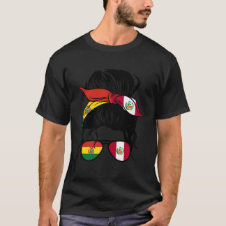 Half Bolivian Half Peruvian Mix Bolivia And Peru R T-Shirt