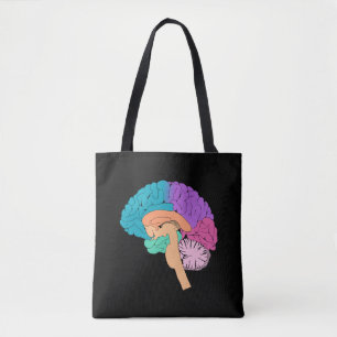 Half Brain Science Tote Bag
