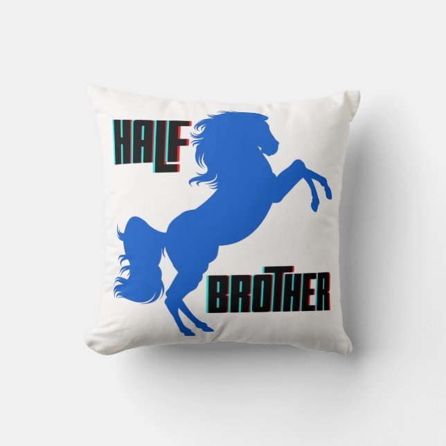 Half Brother Horse Rearing Cushion (Front)