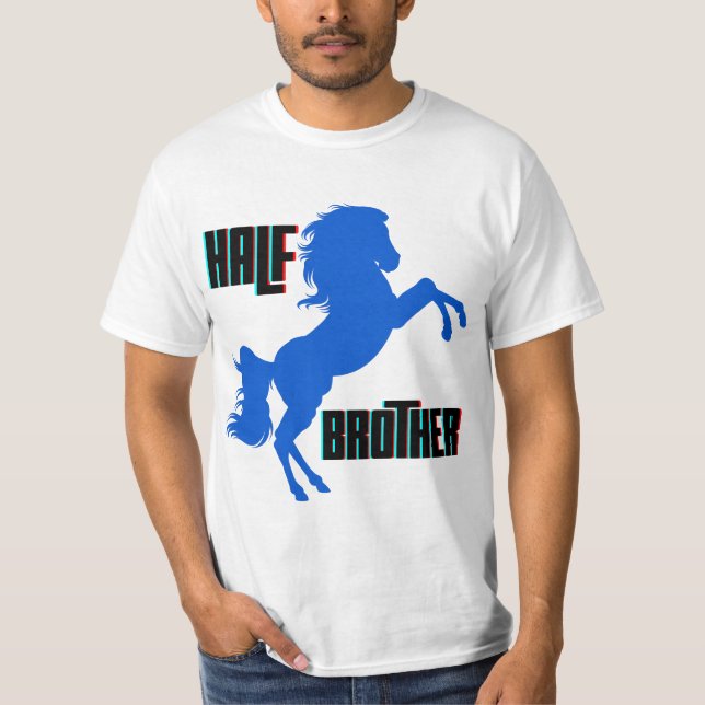 Half Brother Horse Rearing T-Shirt (Front)