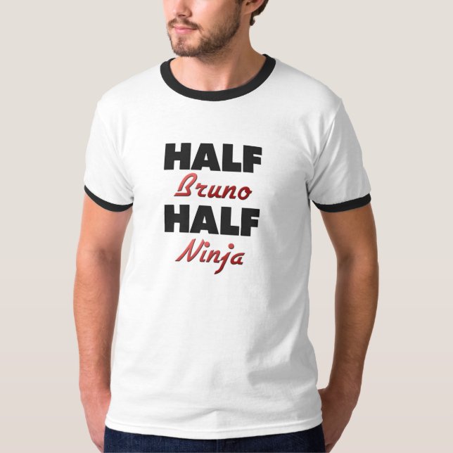 Half Bruno Half Ninja T-Shirt (Front)