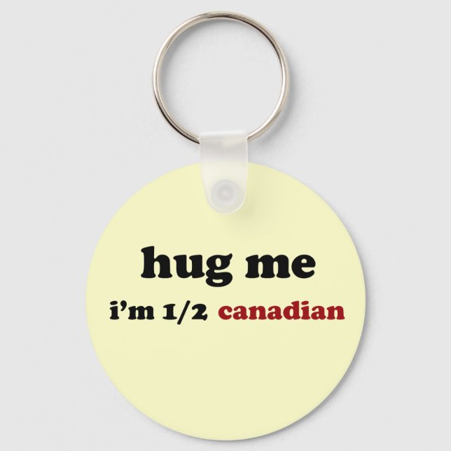 Half Canadian Key Ring (Front)