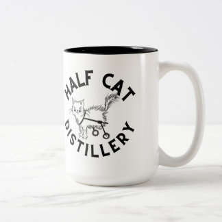 Half Cat Mug