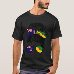 Half Caymanian Half French Guianese Roots T-Shirt