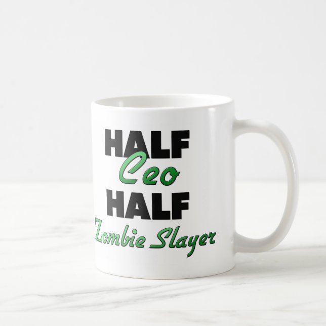 Half Ceo Half Zombie Slayer Coffee Mug (Right)