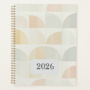 Half circle variations in neutrals HP Laptop Skin Planner
