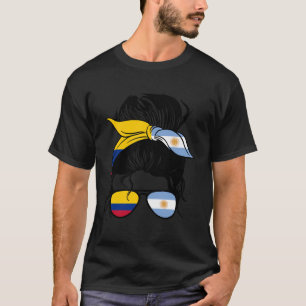 Half Colombian Half Argentinian Mix Colombia Argen T-Shirt