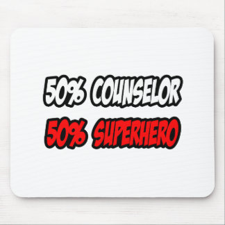 Half Counsellor...Half Superhero Mouse Mat